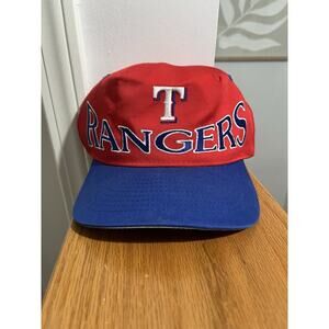 Vintage Texas Rangers Baseball Club Snapback Hat MLB Annco JJ